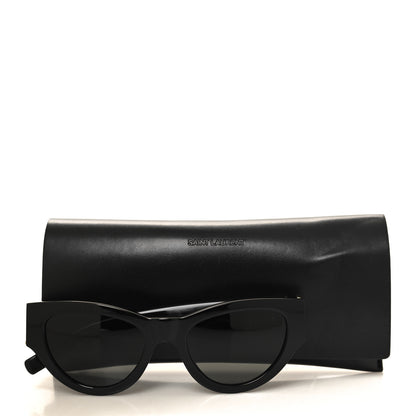 Saint Laurent Acetate Sunglasses SL M94 Black 8 of 8
