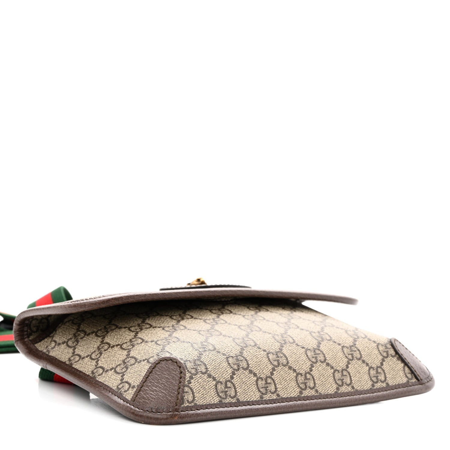 Gucci GG Supreme Monogram Neo Vintage Web Belt Bag Brown 4 of 11