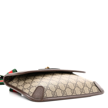 Gucci GG Supreme Monogram Neo Vintage Web Belt Bag Brown 4 of 11