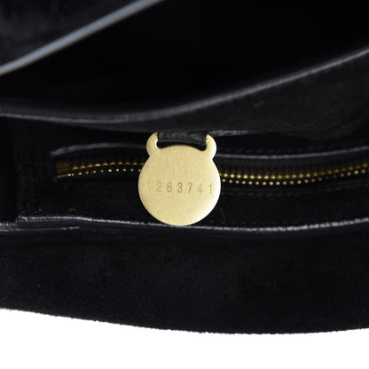 Mulberry Crocodile Embossed Calfskin East West Bayswater Black 9 of 10