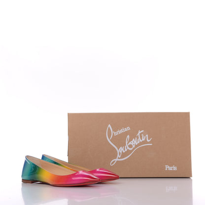 Christian Louboutin Patent Rainbow Ballalla Flats 36.5 Multicolor 10 of 10