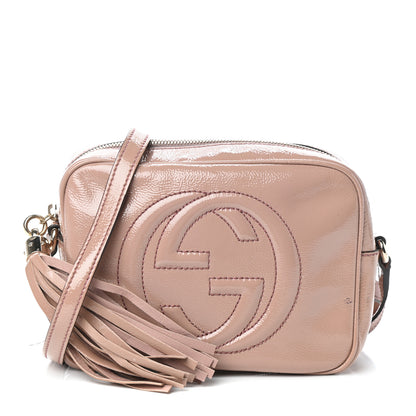 Gucci Vernice Naplack Small Soho Disco Bag Dark Cipria 1 of 9