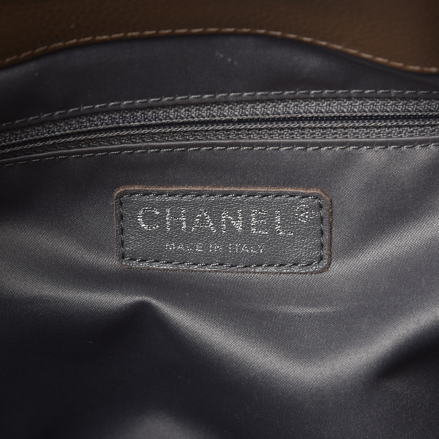 Chanel Caviar Quilted XL Grand Shopping Tote GST Dark Beige 6 of 18