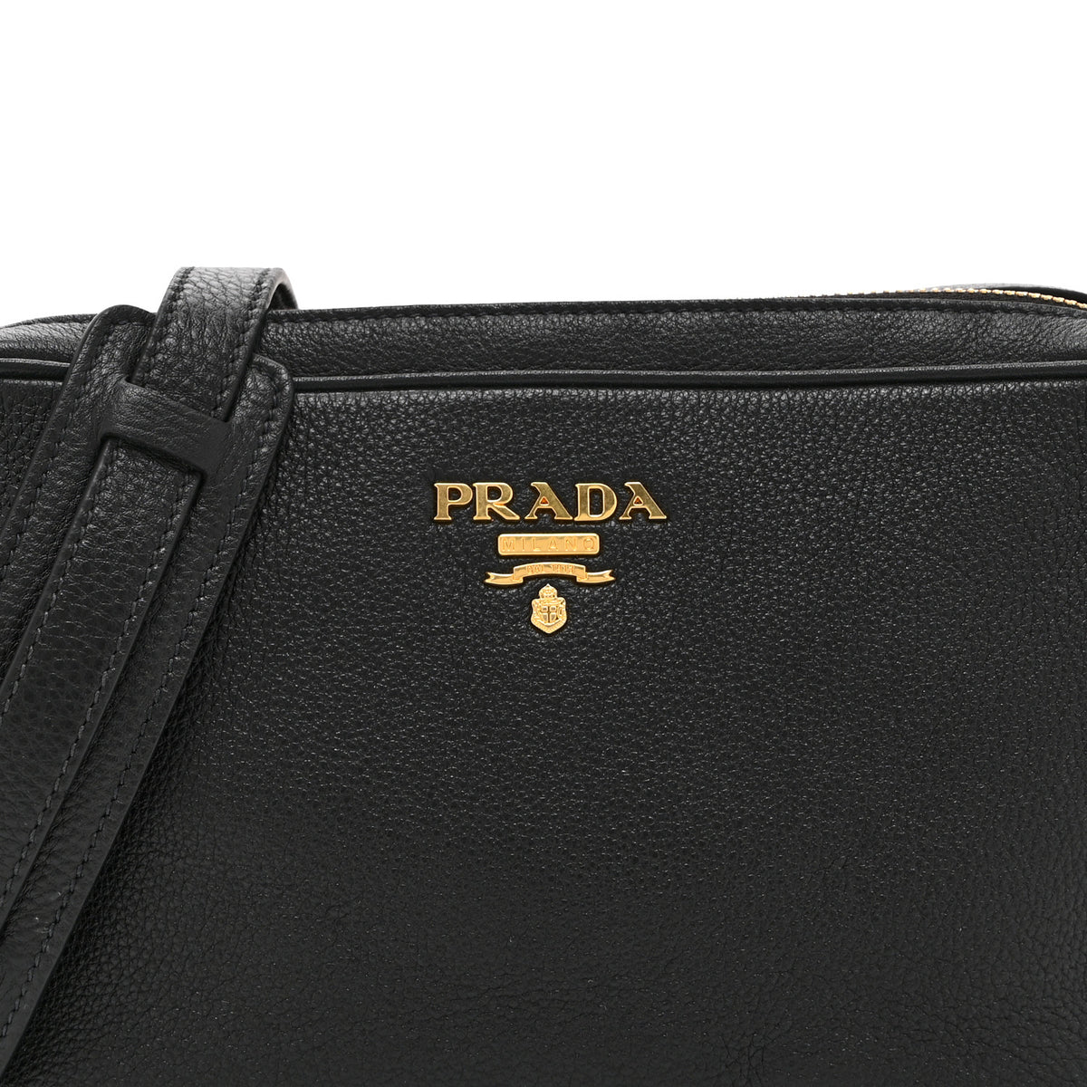Prada Vitello Phenix Camera Bag Black 9 of 11