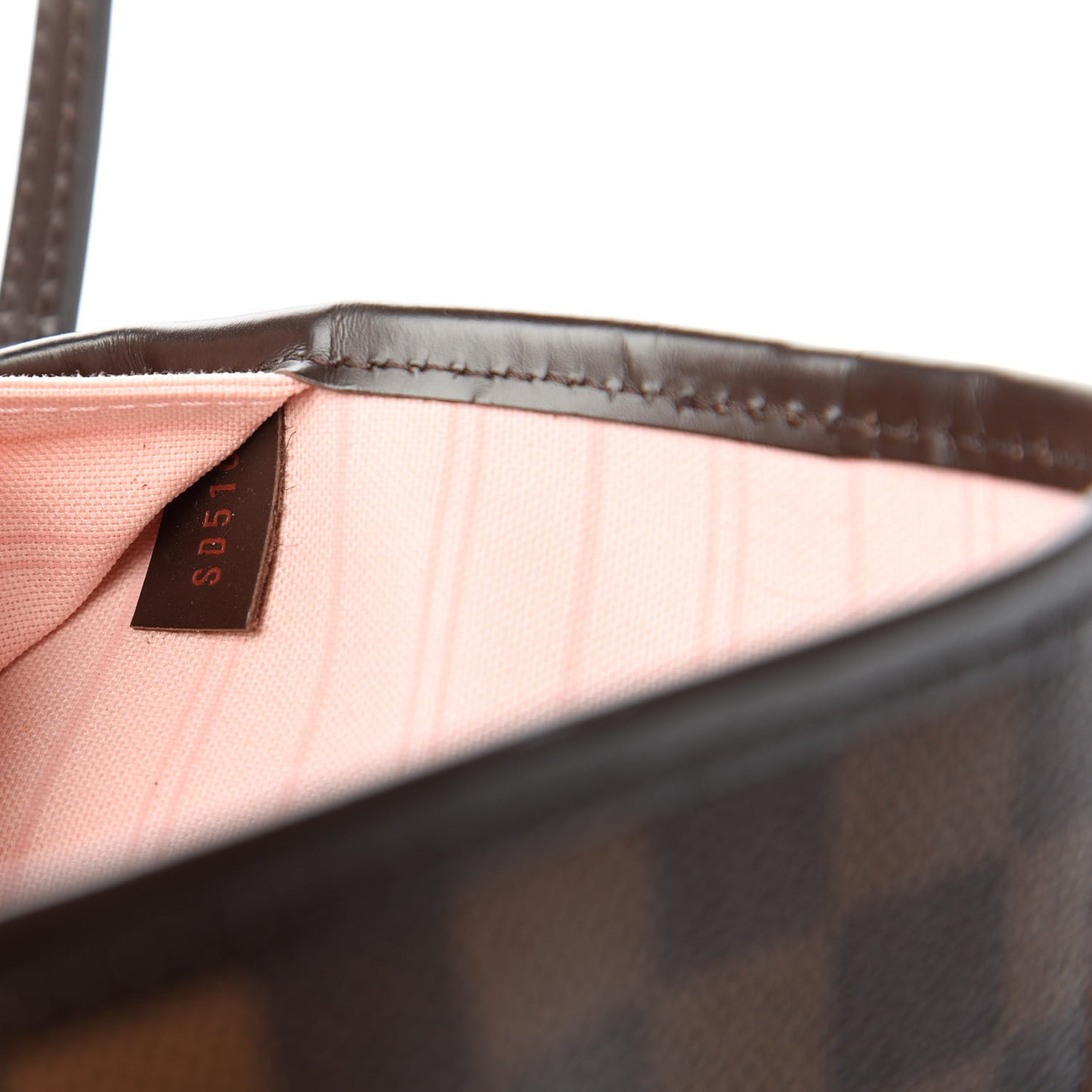 Damier Ebene Neo Neverfull MM Rose Ballerine