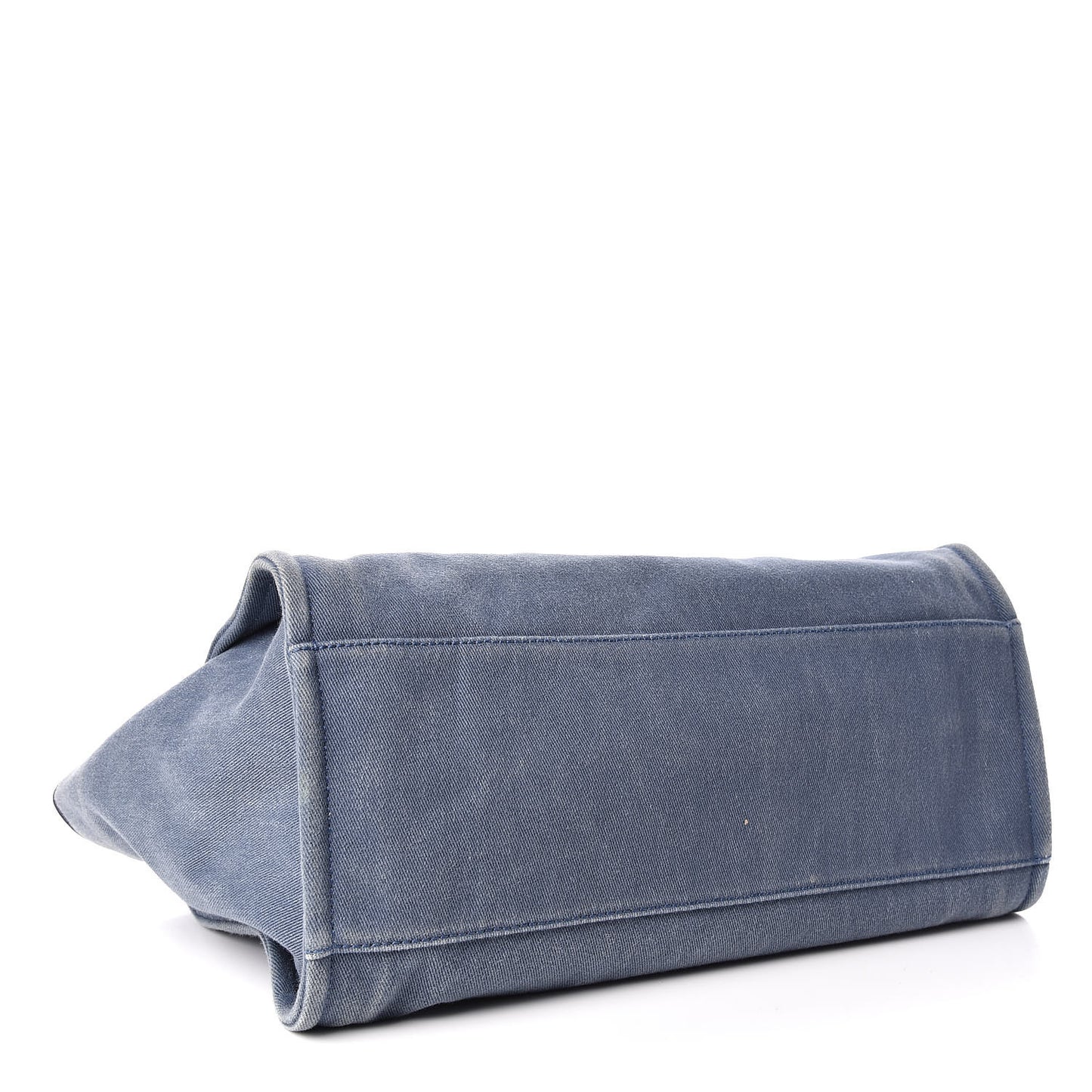Canvas Sequin Large Deauville Tote Navy