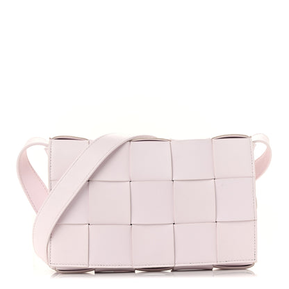 Bottega Veneta Lambskin Maxi Intrecciato Cassette Crossbody Bag Bliss Washed 1 of 12