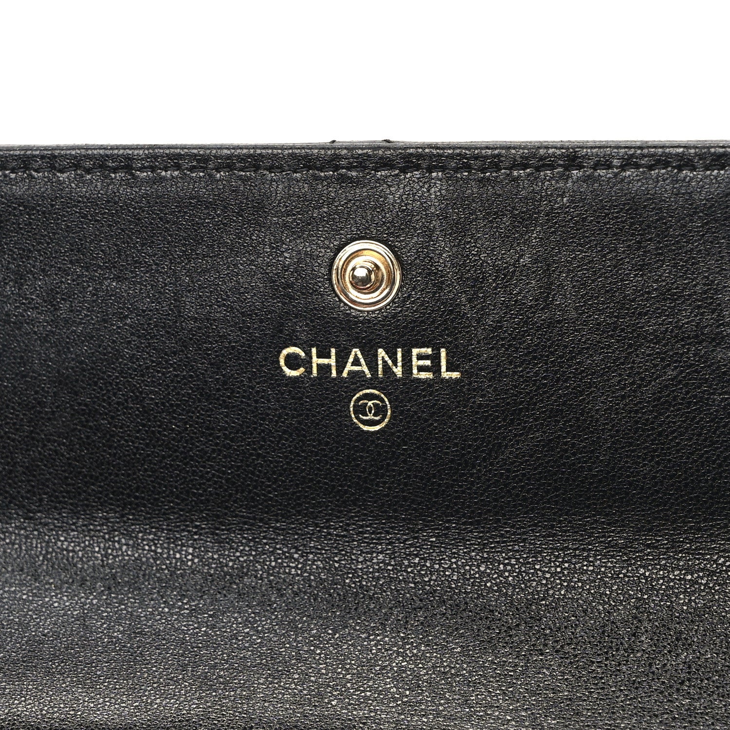 Chanel Lambskin Quilted Chanel 19 Flap Wallet Black 6 of 11