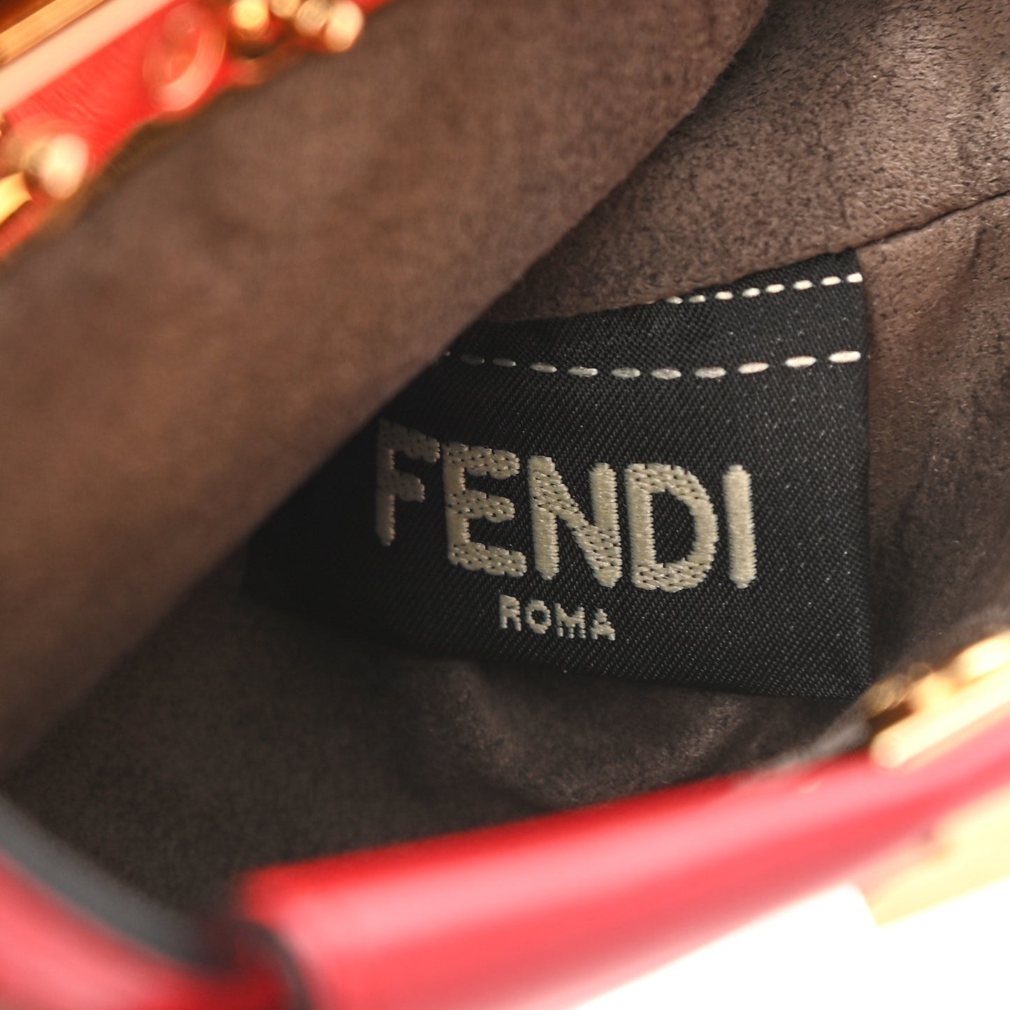 Shiny Nappa Micro Peekaboo Iconic Satchel Fragola