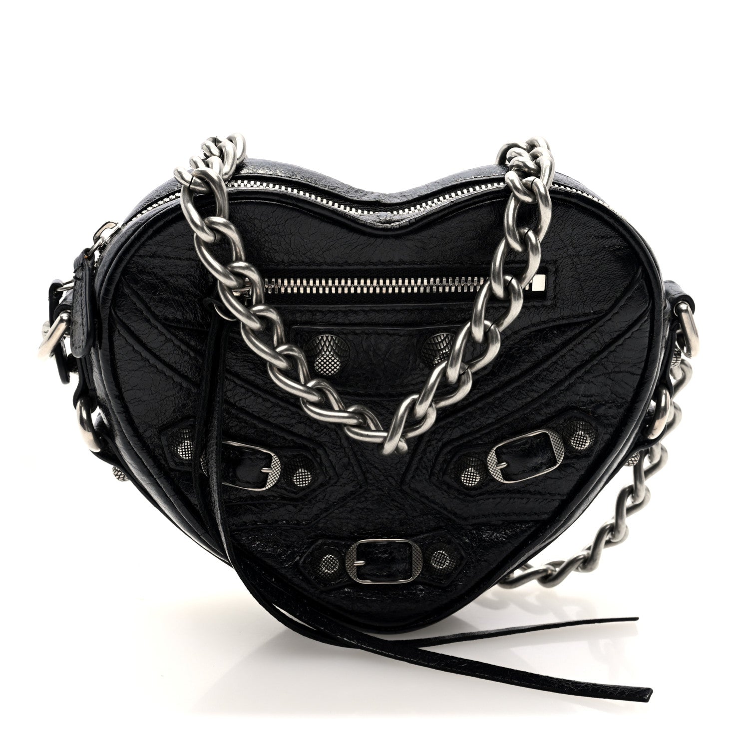 Balenciaga Agneau Arena Mini Le Cagole Heart Bag Black 1 of 9