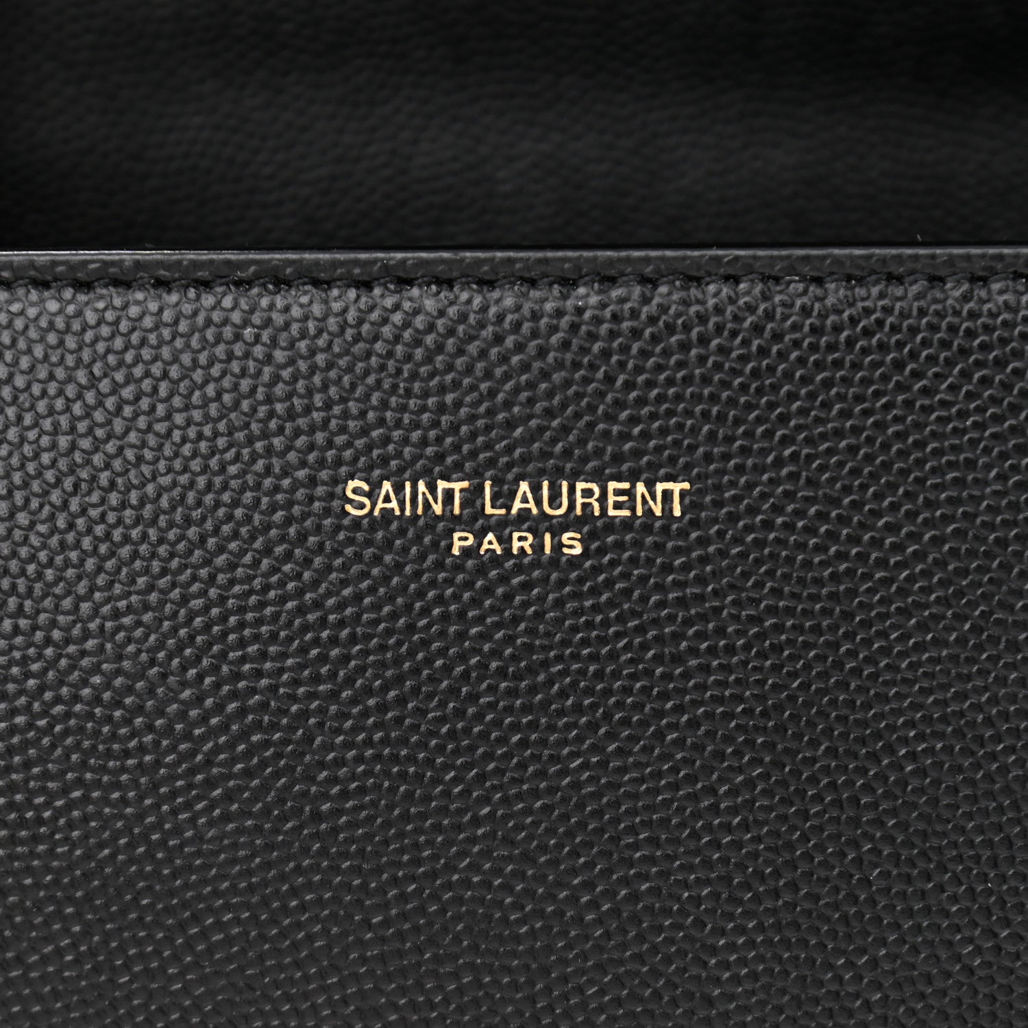 Saint Laurent Grain de Poudre Mini Classic Monogram Cassandra Top Handle Black 7 of 12