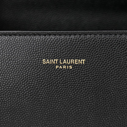 Saint Laurent Grain de Poudre Mini Classic Monogram Cassandra Top Handle Black 7 of 12