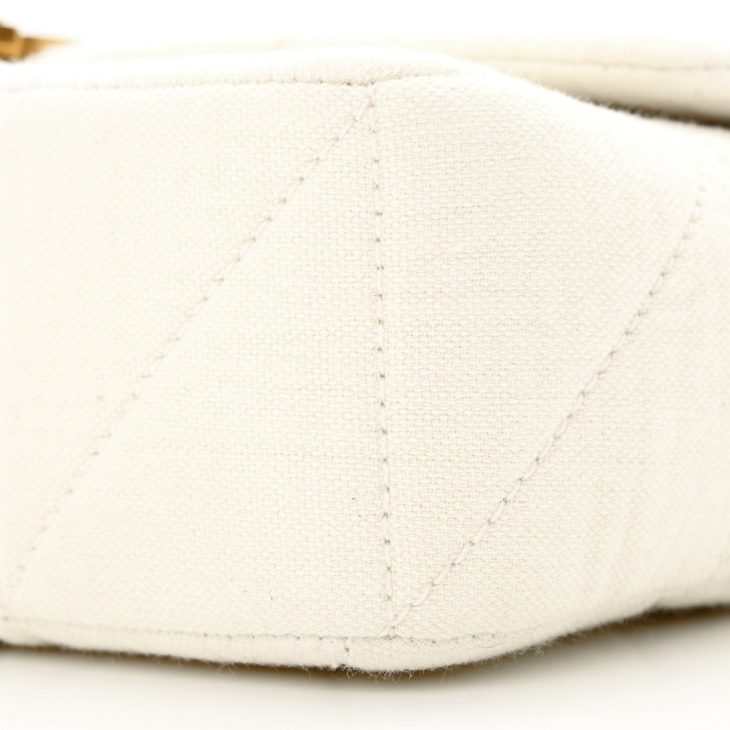 Saint Laurent Crinkle Cotton Patchwork Monogram Medium Jamie Vanilla Ice 10 of 13