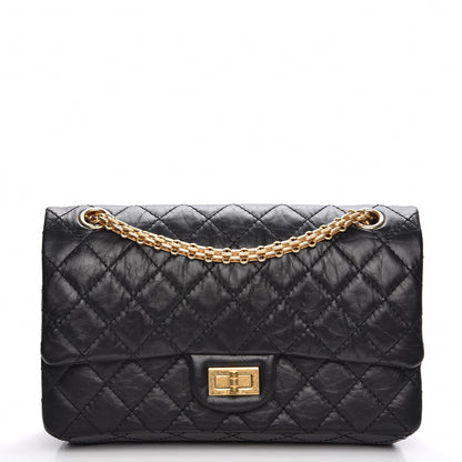 Chanel Aged Calfskin Quilted 2.55 Reissue 225 Flap Black 1 of 8