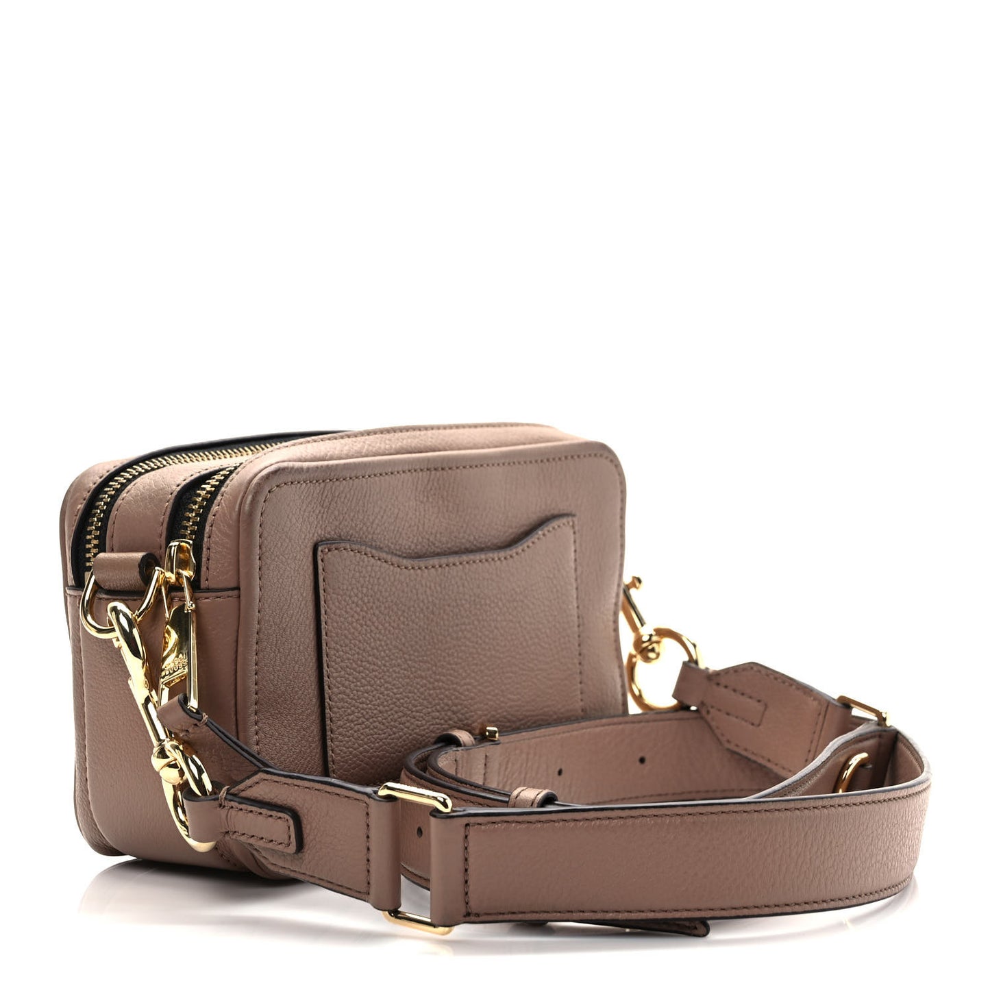 Calfskin Quilted The Moto Shot 21 Bag Dusty Beige