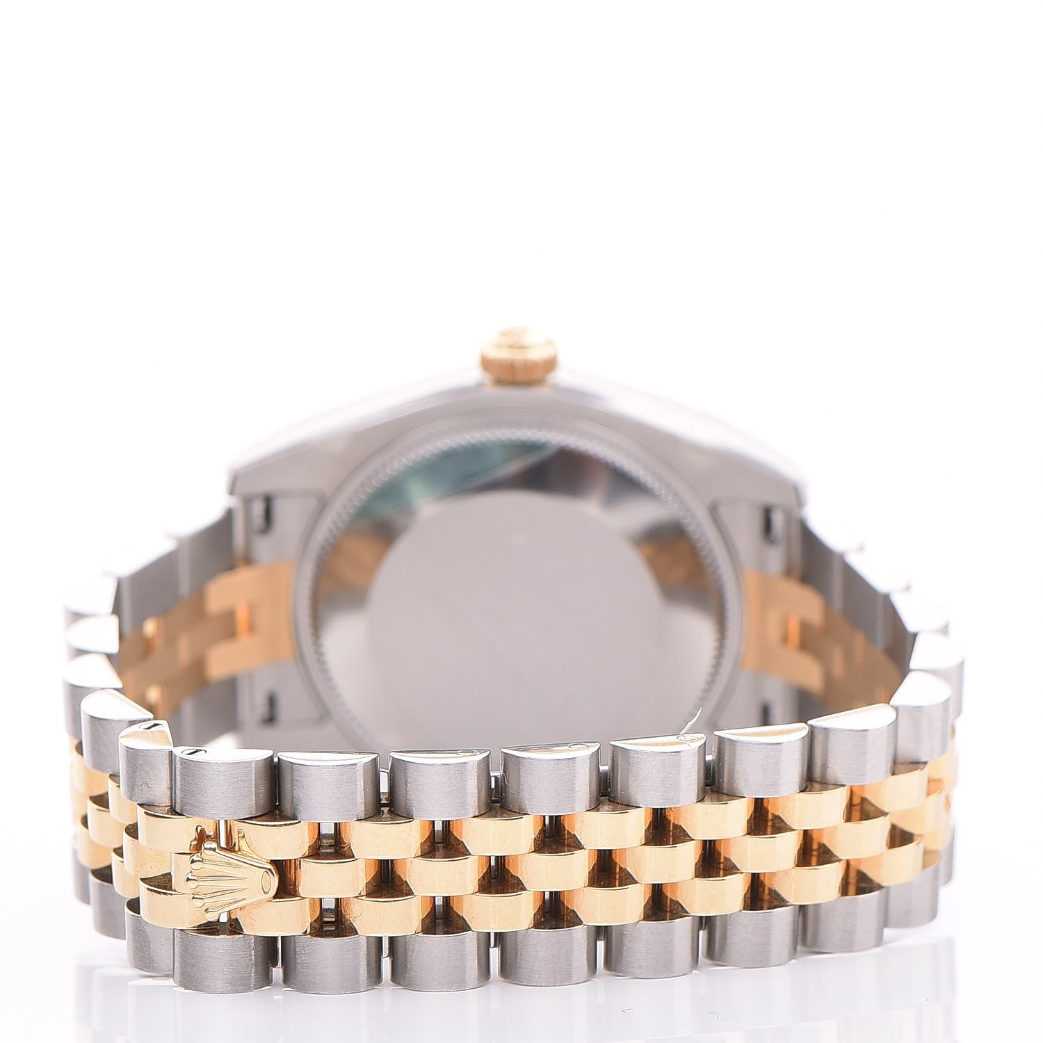 Rolex Stainless Steel 18K Yellow Gold Diamond DateJust 31mm Watch 6 of 8