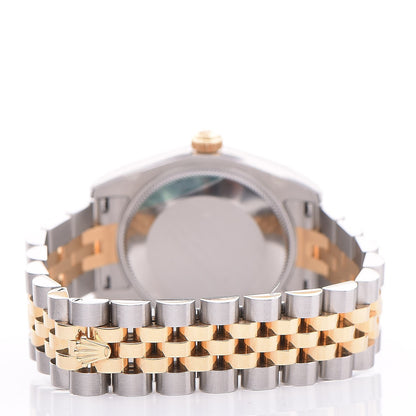 Rolex Stainless Steel 18K Yellow Gold Diamond DateJust 31mm Watch 6 of 8