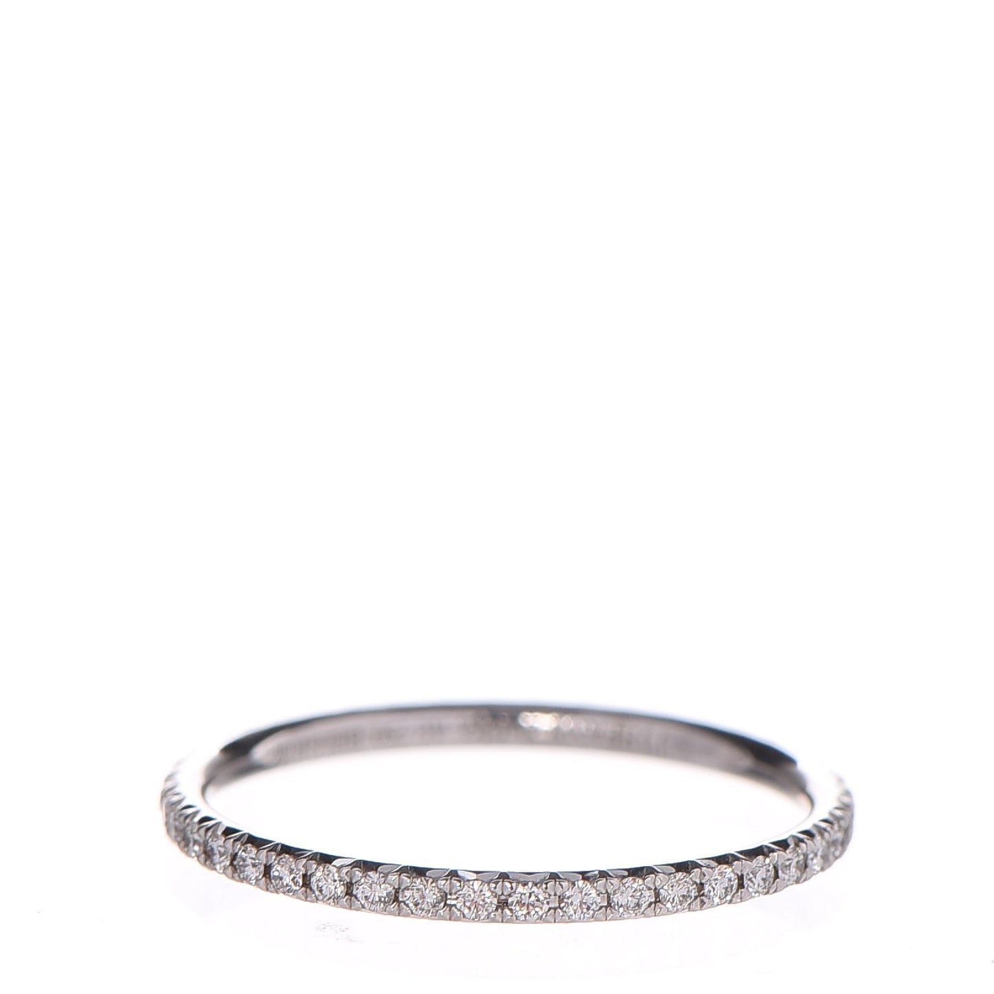 18K White Gold Diamond Metro Ring 51.9 6