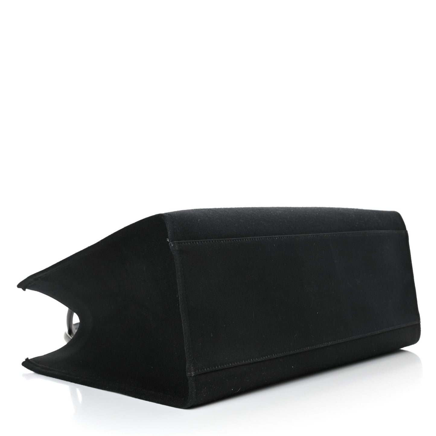 Canvas Calfskin Large Medusa Pop Cabas Tote Black