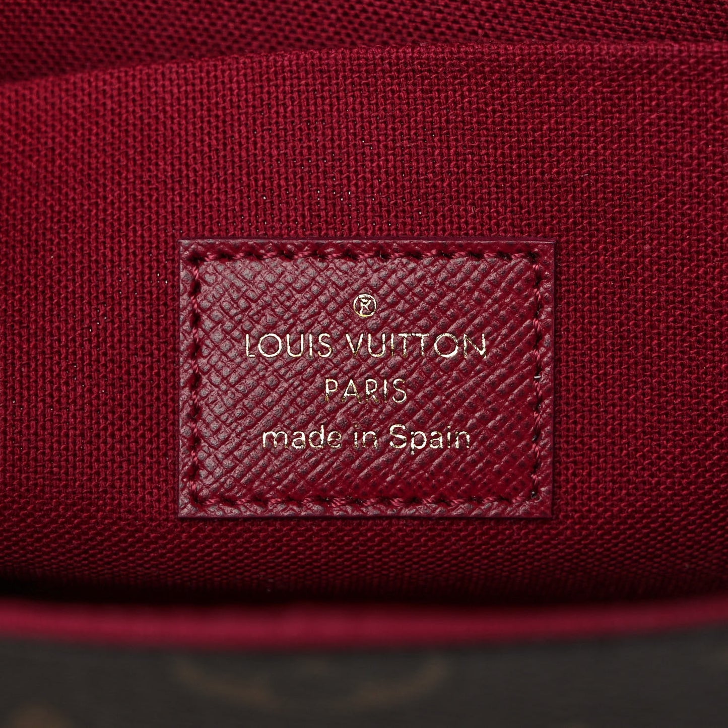 Monogram Pochette Felicie Chain Wallet Fuchsia