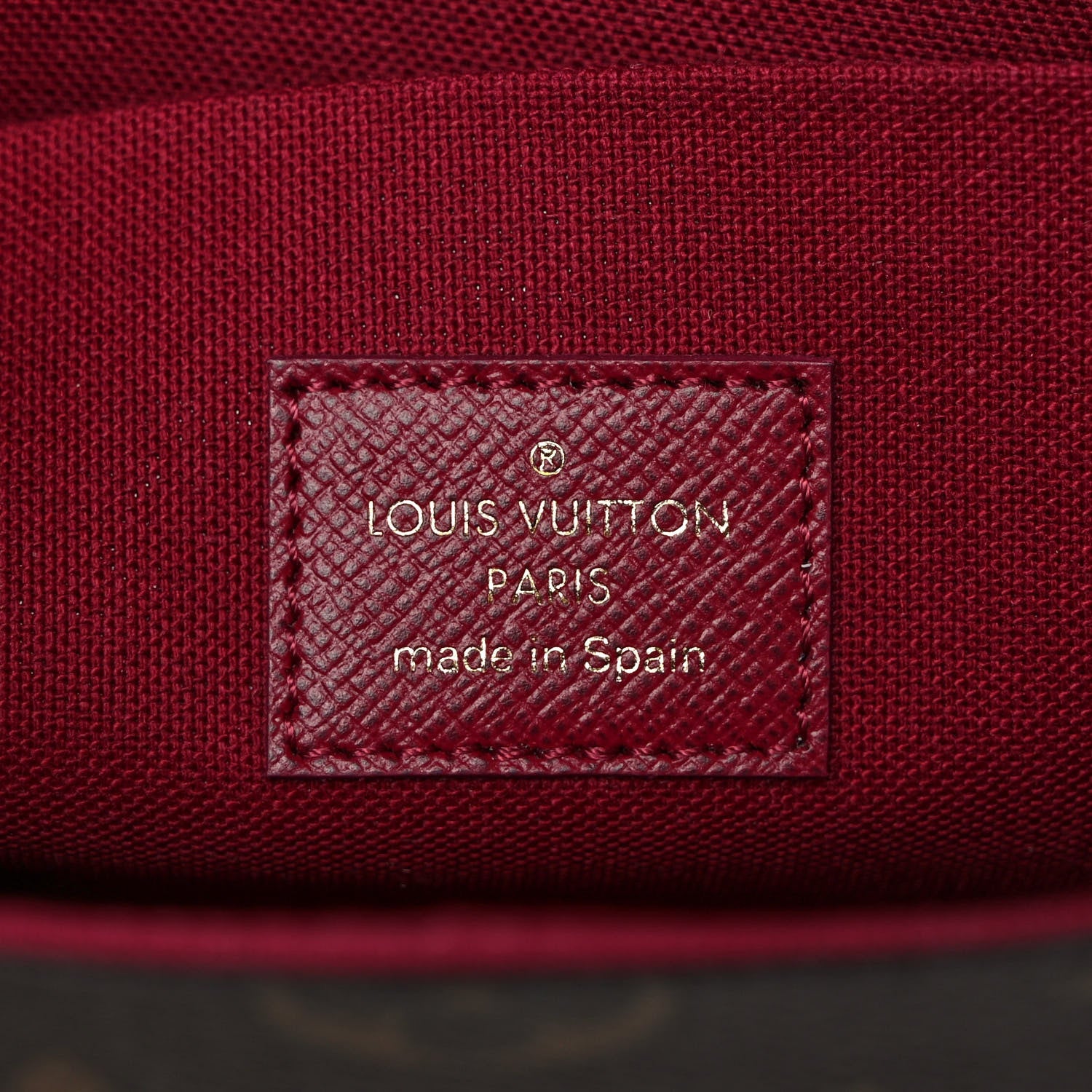 Louis Vuitton Monogram Pochette Felicie Chain Wallet Fuchsia 5 of 8