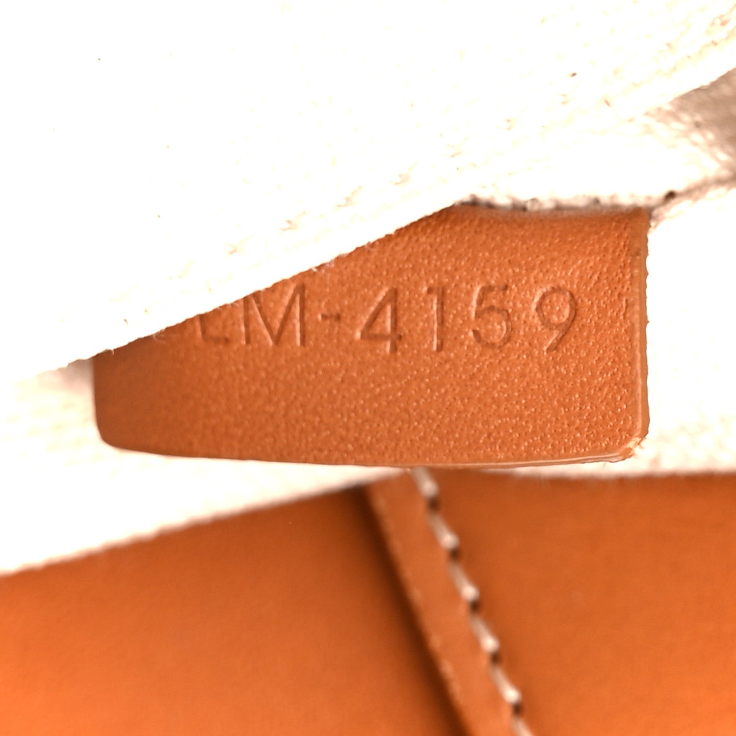 Celine Canvas Calfskin Logo Print Small Vertical Cabas Natural Tan 8 of 15