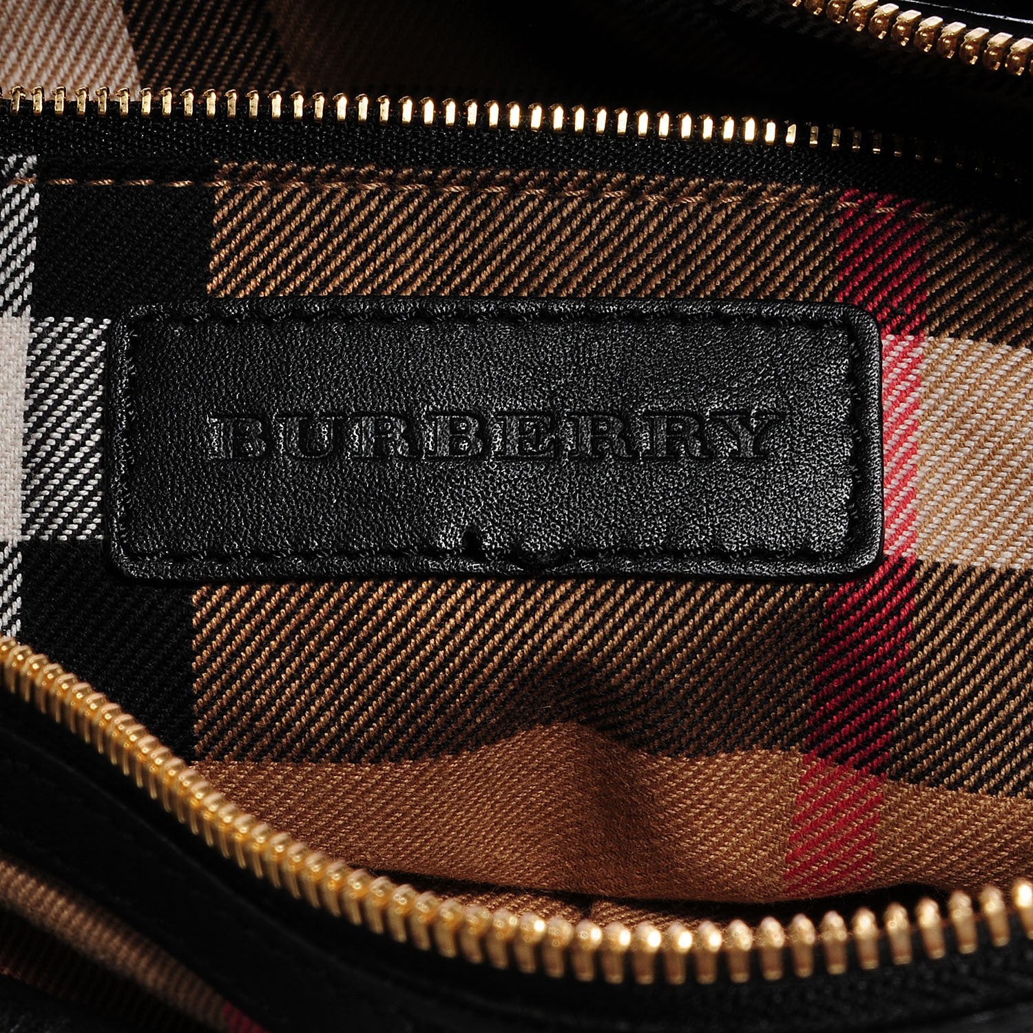 Burberry Soft Bridle Calfskin Long Crush Hobo Black 5 of 8