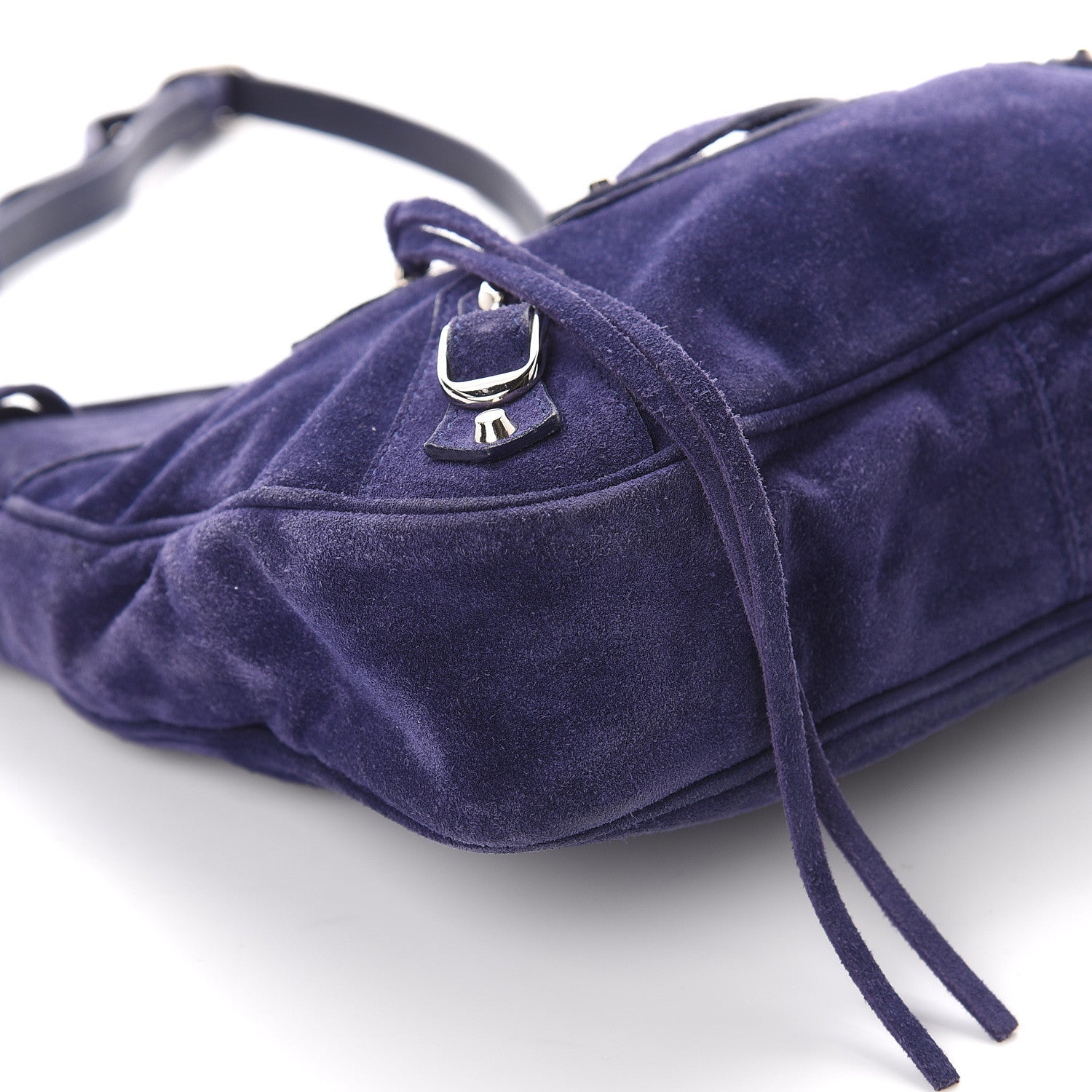 Balenciaga Baby Daim Suede Classic Hardware Hip Bleu Nuit 8 of 8