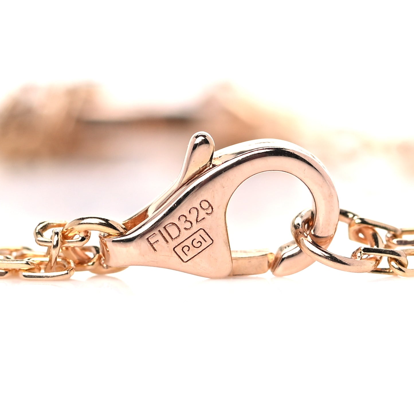 18K Pink Gold Diamond LOVE Bracelet