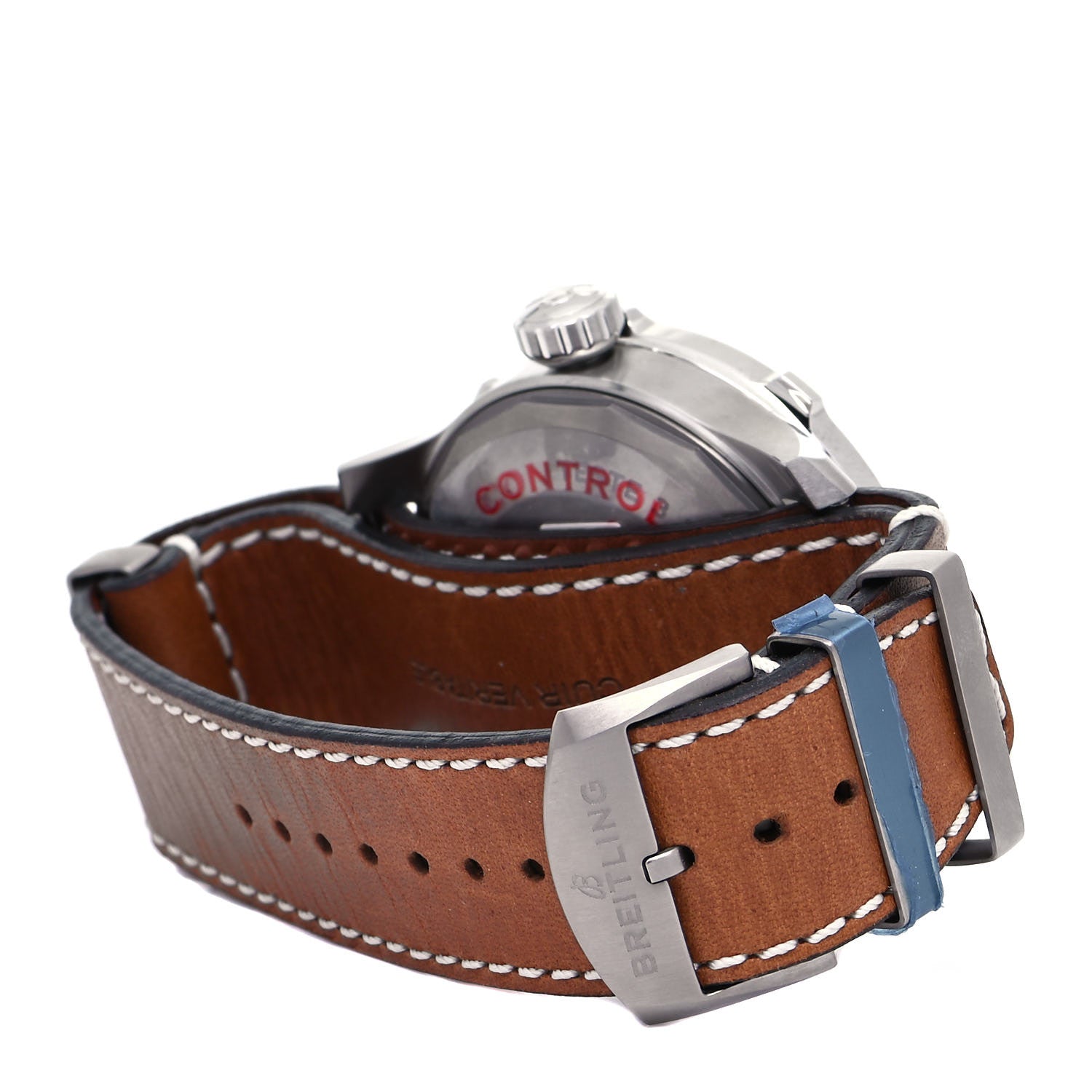 Breitling DLC Coated Stainless Steel Calfskin 46mm Navitimer 8 Chronograph Automatic Watch Black AB2040101B1X1 3 of 6