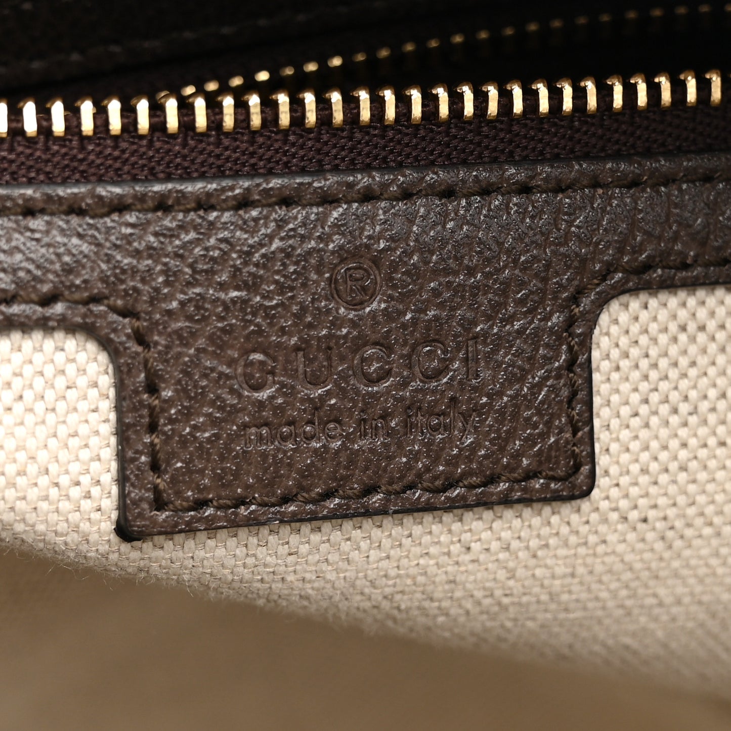 GG Supreme Monogram Web Small Ophidia Top Handle Bag Beige Ebony