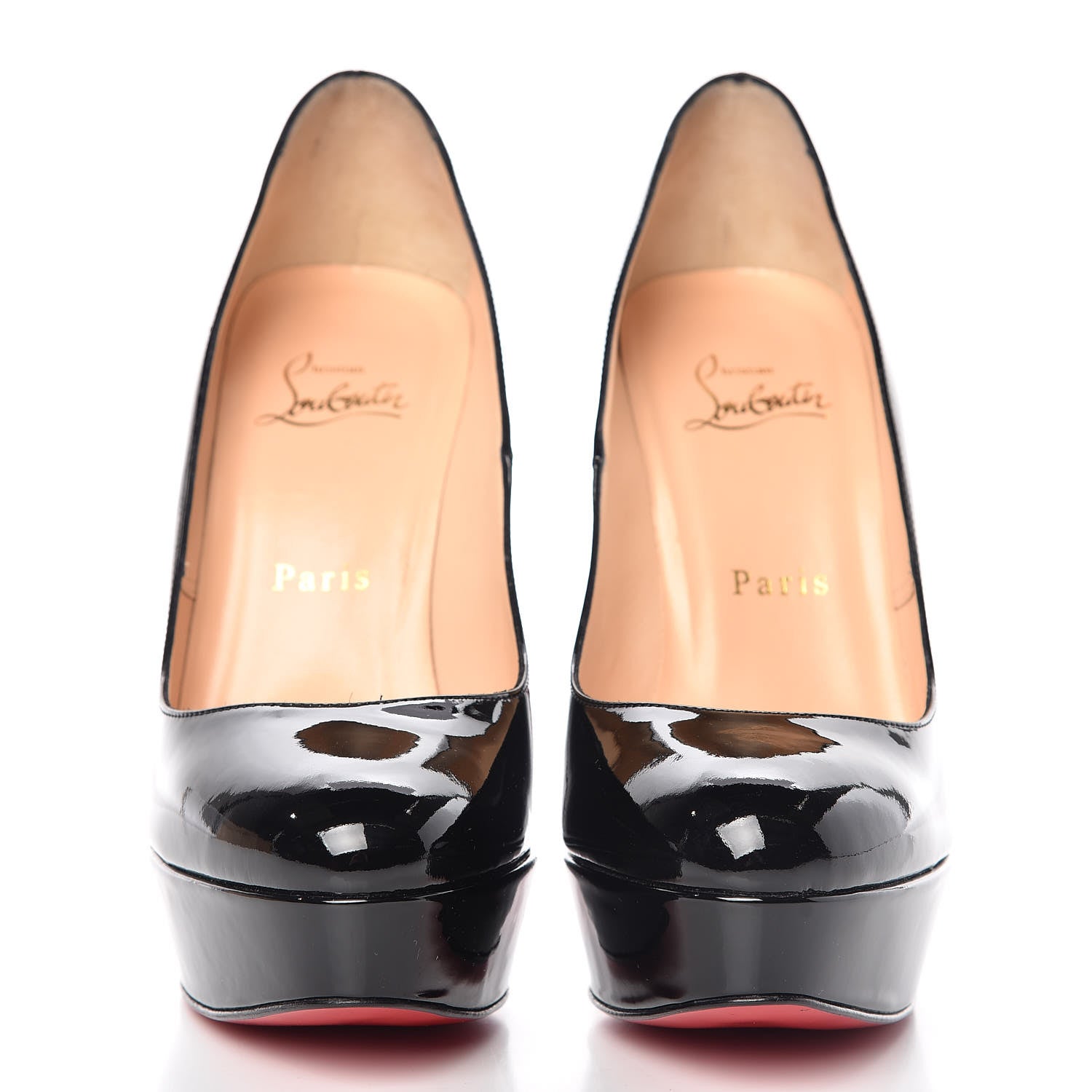 Christian Louboutin Patent Bianca 140 Pumps 37.5 Black 2 of 9