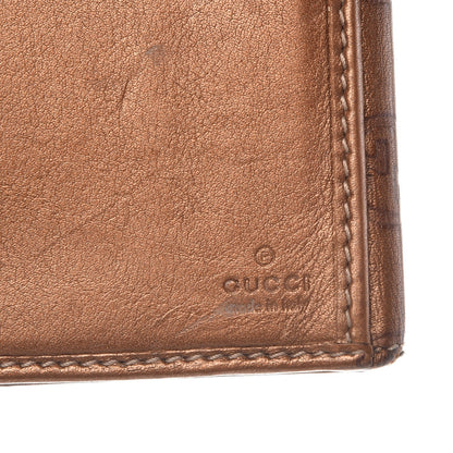 Gucci Guccissima Continental Heart Wallet Bronze 6 of 14