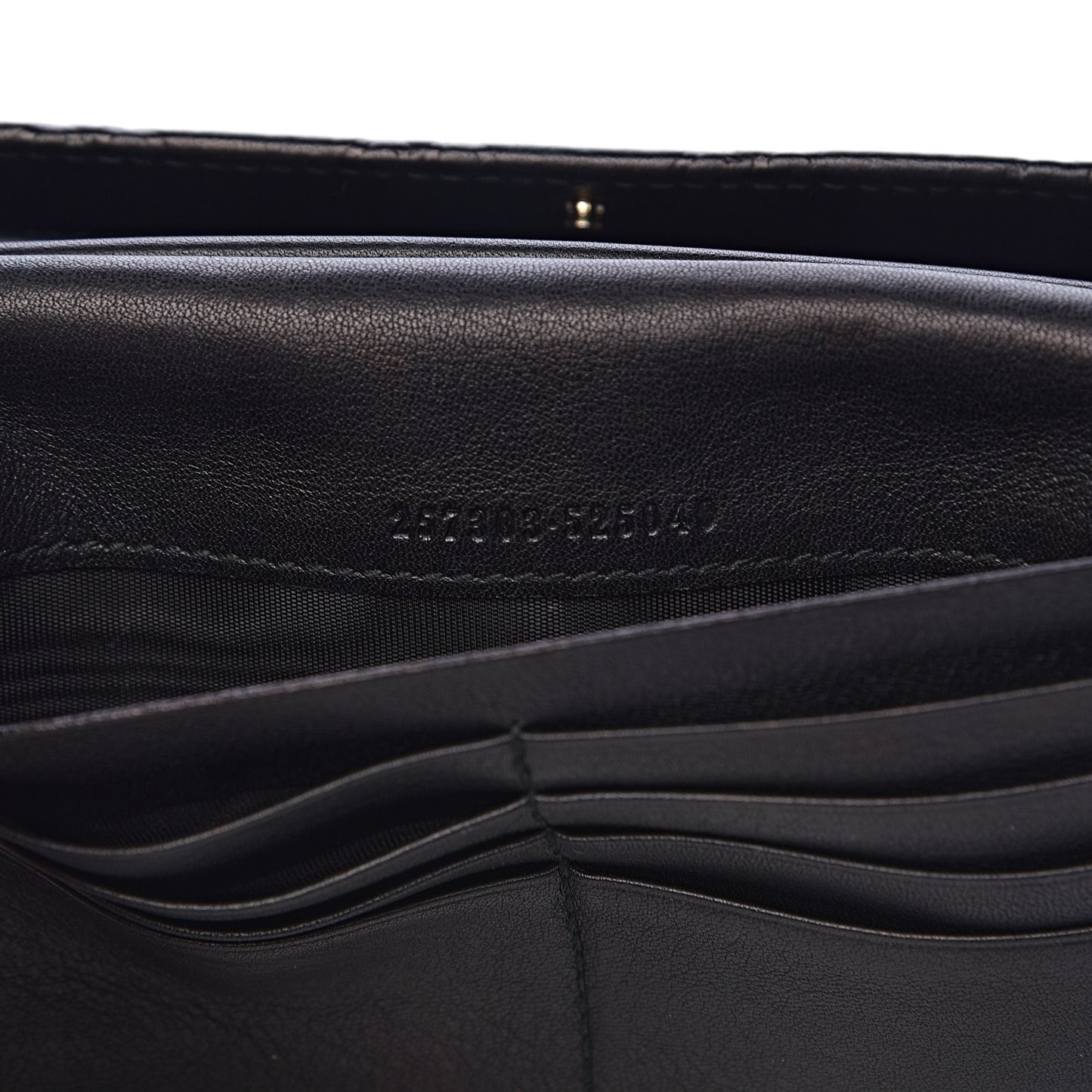 Guccissima Continental Flap Wallet Black
