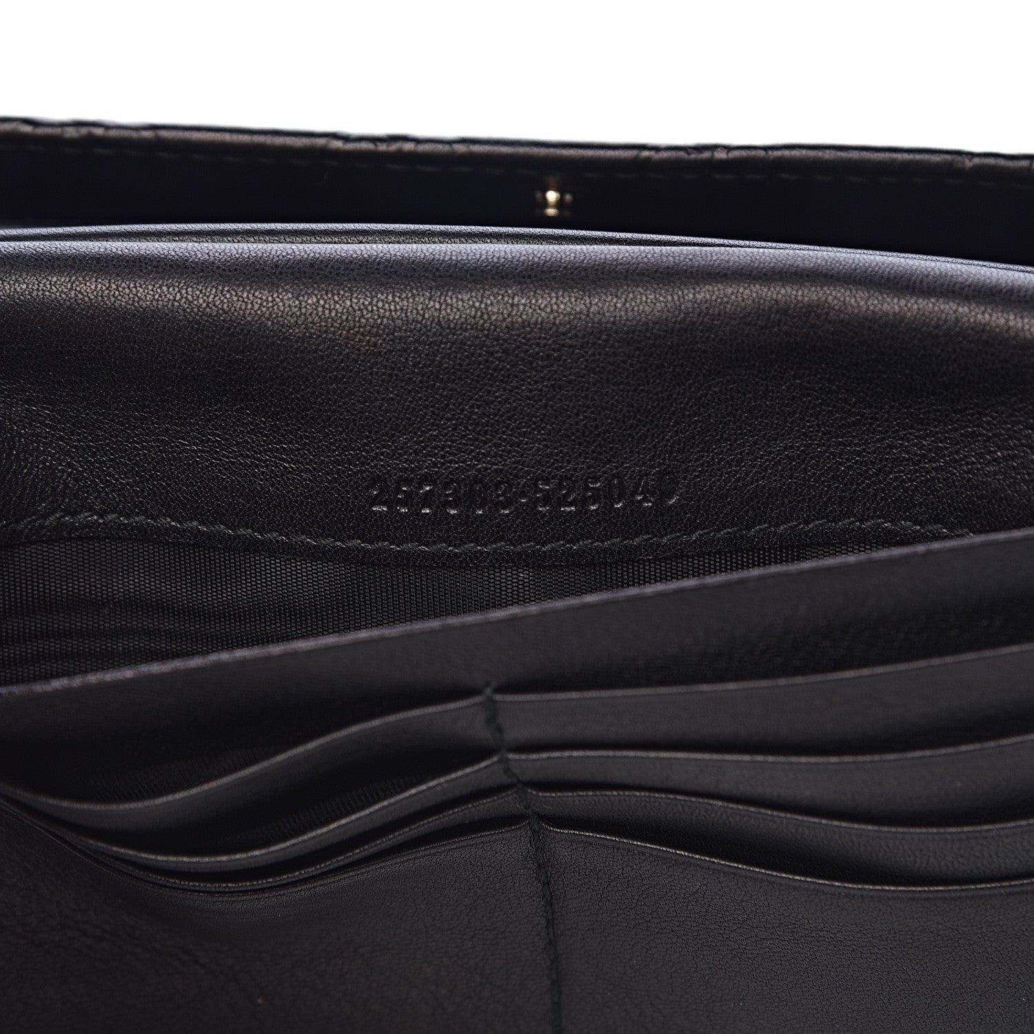 Gucci Guccissima Continental Flap Wallet Black 7 of 13
