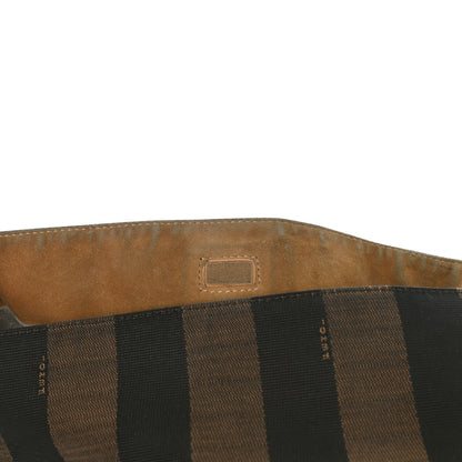 Fendi Pequin Cuoio Vegetale Large Hobo Tobacco Rosso Black 7 of 9
