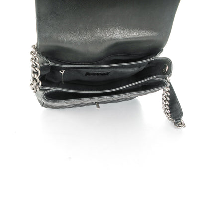 Chanel Caviar Quilted Medium Rock In Rome Single Flap Black 5 of 8