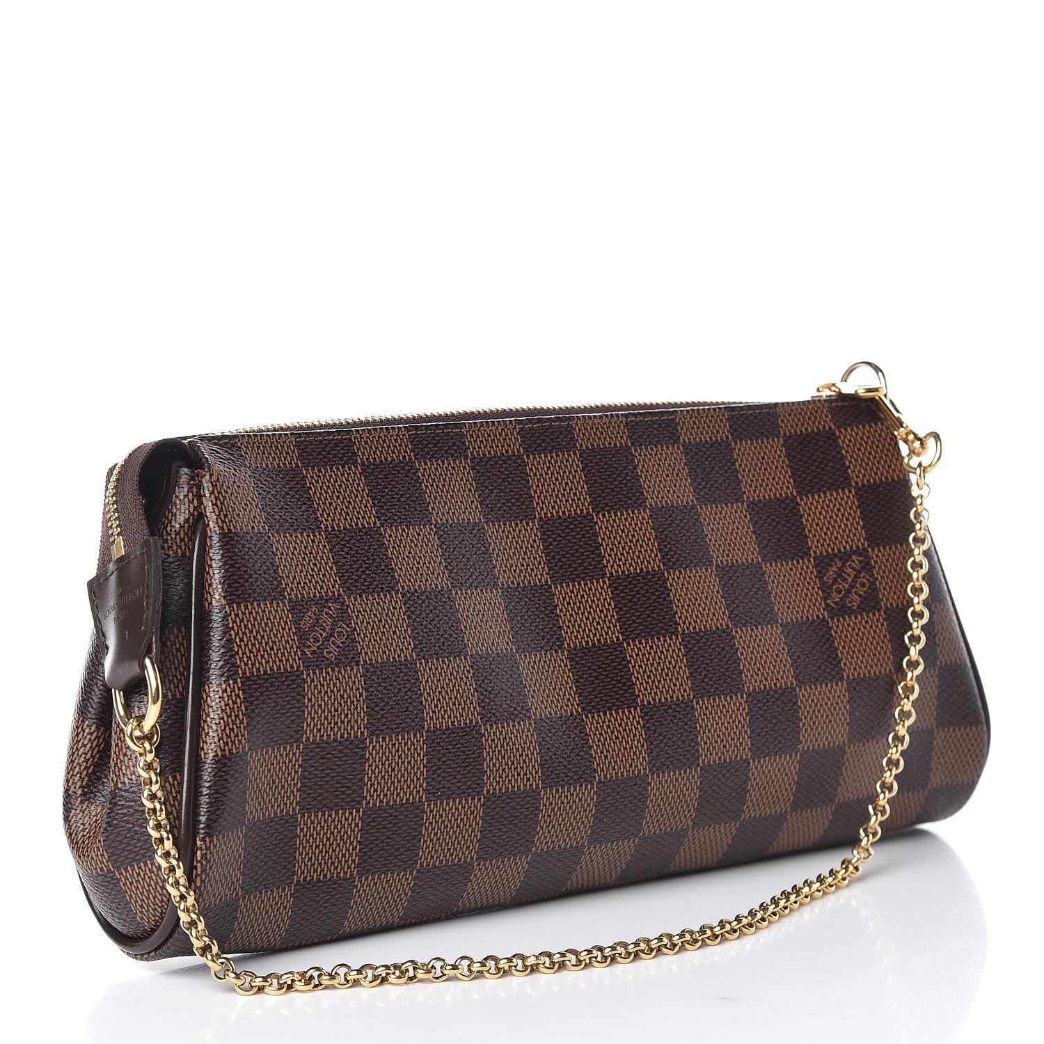 Louis Vuitton Damier Ebene Eva Clutch 3 of 12