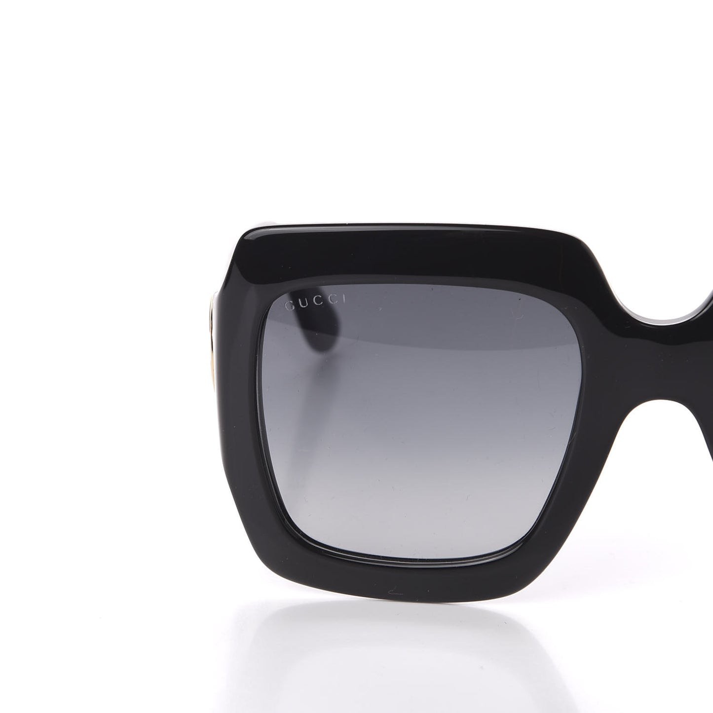 Acetate Square Frame Sunglasses GG0053S Black