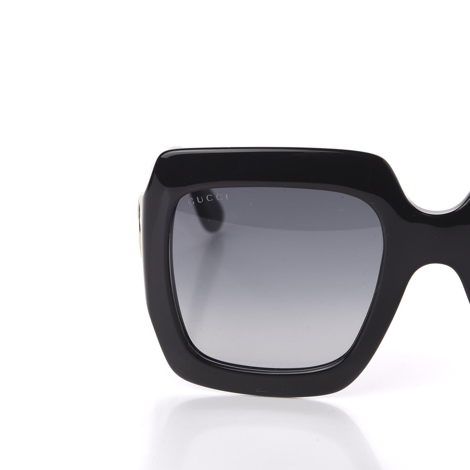 Gucci Acetate Square Frame Sunglasses GG0053S Black 7 of 8