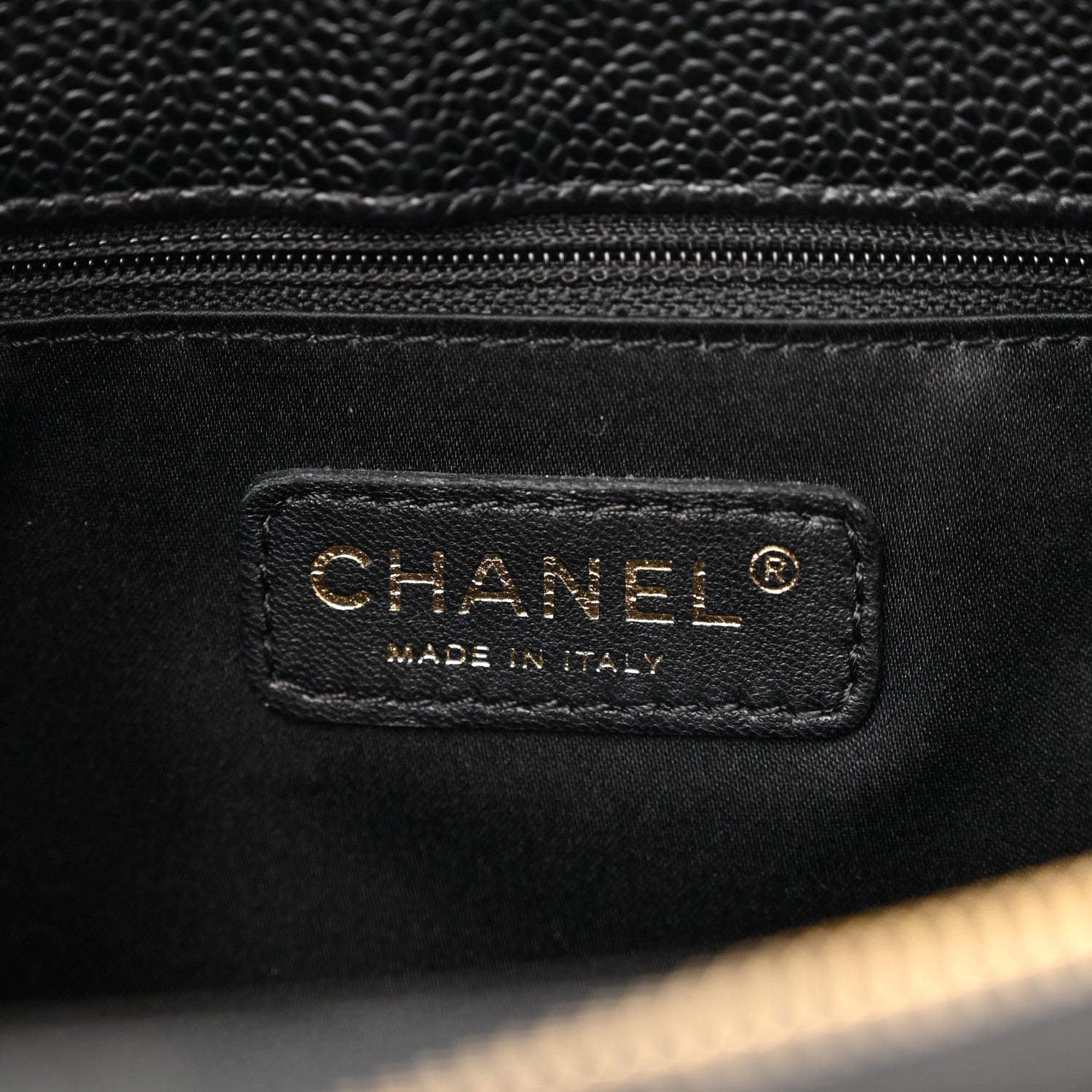 Chanel Caviar Quilted Grand Shopping Tote GST Black 7 of 13
