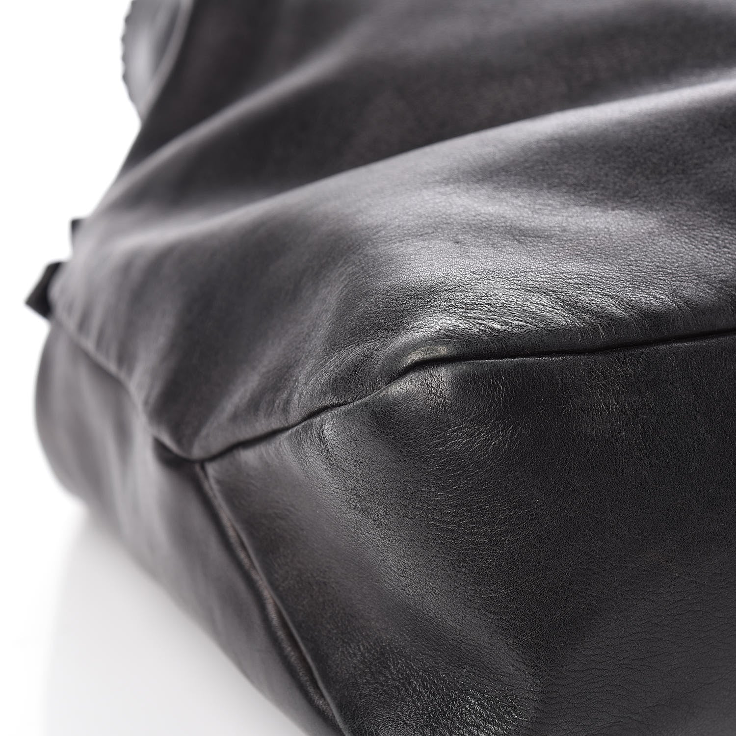Gucci Calfskin Large Horsebit Chain Hobo Black 9 of 13