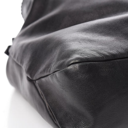 Gucci Calfskin Large Horsebit Chain Hobo Black 9 of 13
