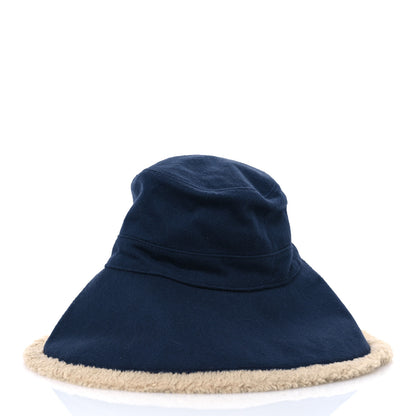 Gucci Wool Shearling GG Bucket Hat Navy 3 of 9