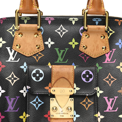 Louis Vuitton Monogram Multicolor Alma GM Black 8 of 16