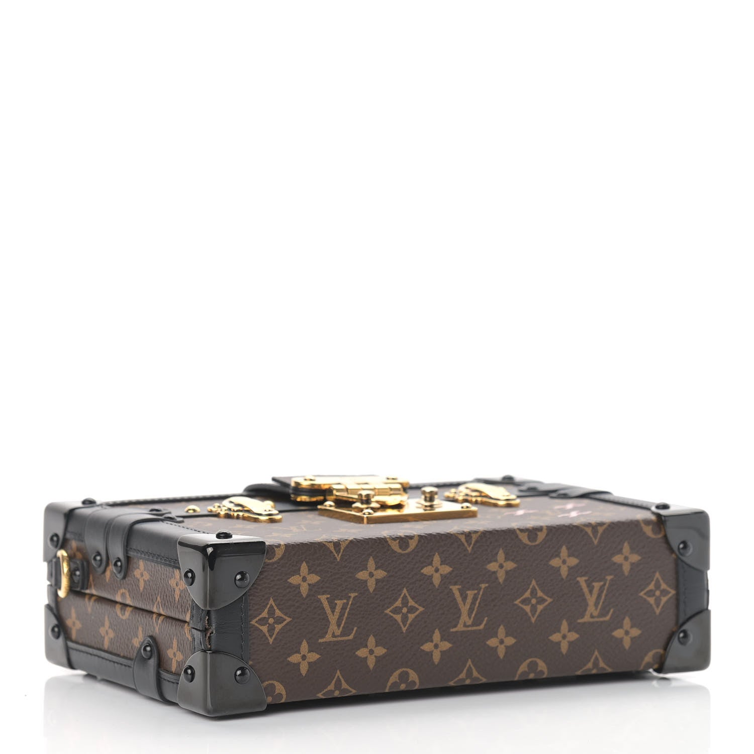 Louis Vuitton Monogram Petite Malle Black 4 of 9