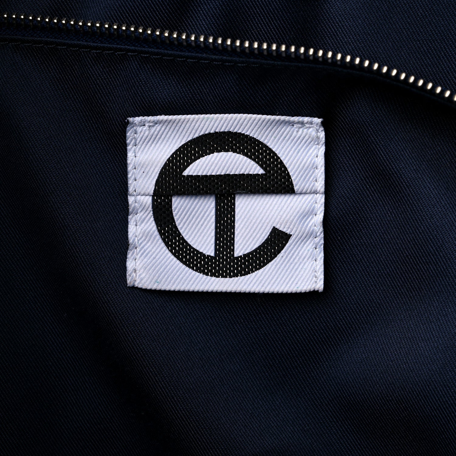 Telfar Vegan Leather Large Shopping Bag Navy 6 of 14