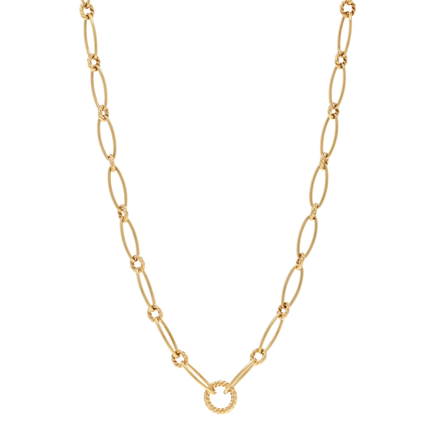 18K Yellow Gold 6mm Lexington Chain Necklace