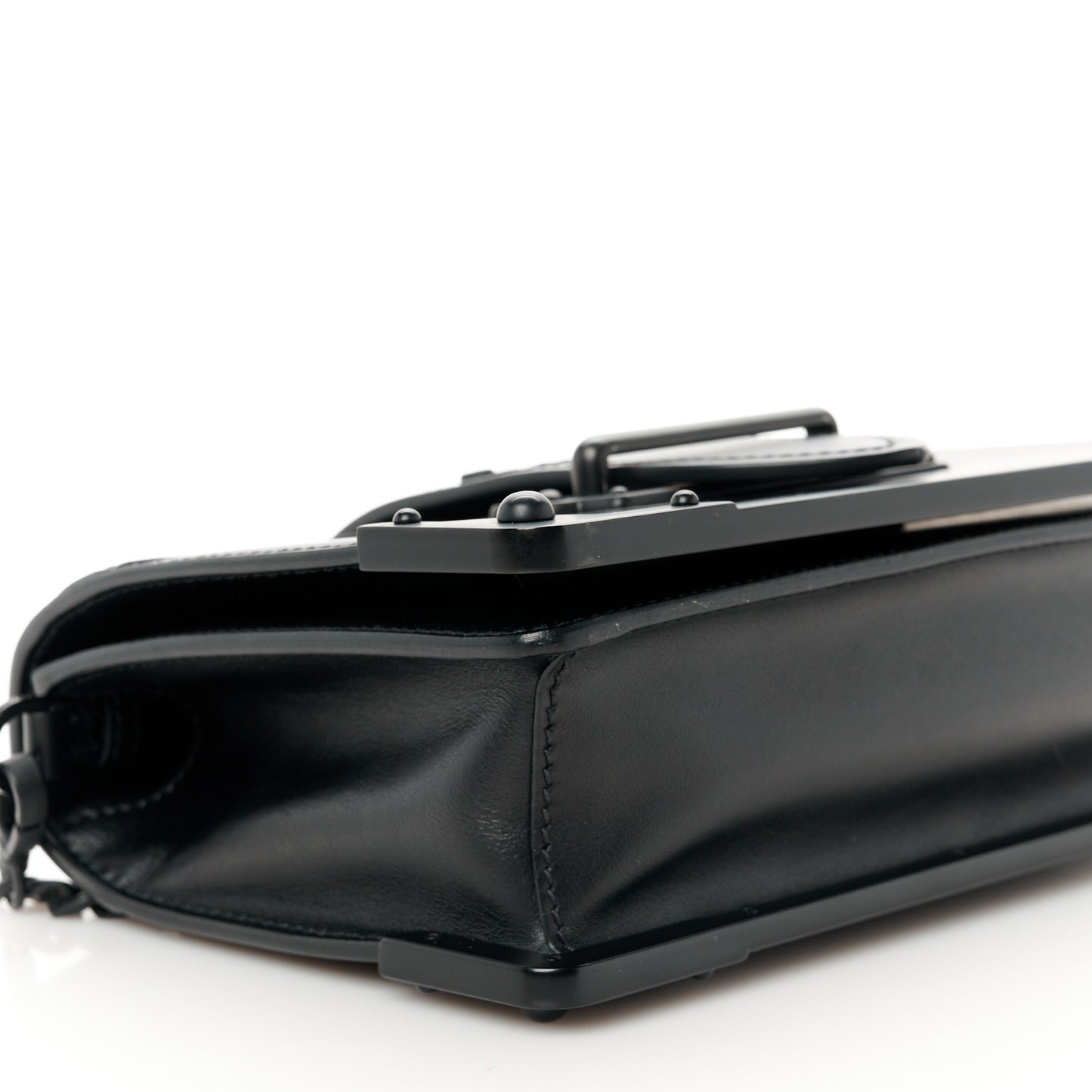 City Calfskin Saffiano Cahier Bag Black