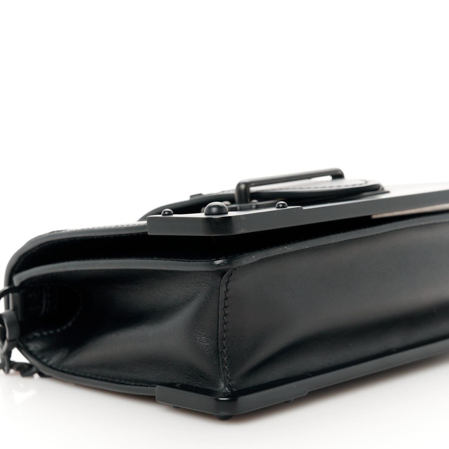 Prada City Calfskin Saffiano Cahier Bag Black 9 of 10